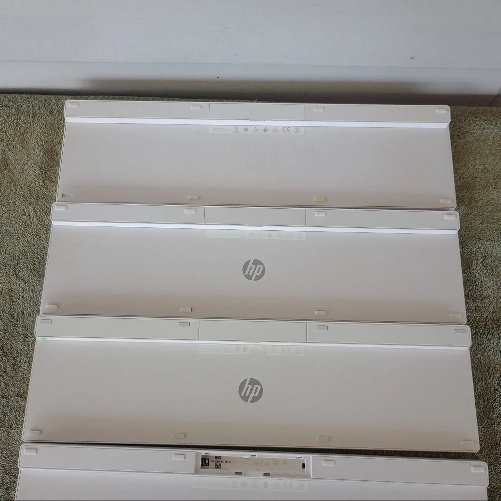 HP Wireless Keyboard - No USB Receiver Dongle - White